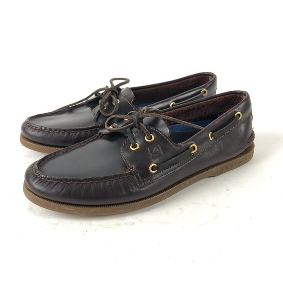 SPERRY Men's Authentic Original Leather Boat Shoes - Picture 1 of 7